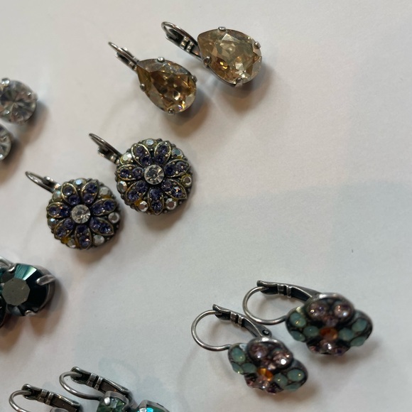 Mariana Multi-Color Crystal Earrings Sets - Picture 3 of 8